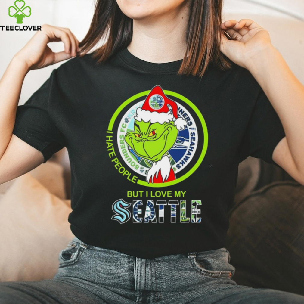 The Grinch I Hate People But I Love My Seattle Sports Teams Shirt The Grinch I Hate People But I Love My Seattle Sports Teams Shirt