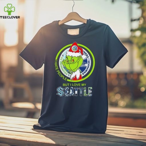 The Grinch I Hate People But I Love My Seattle Sports Teams Shirt