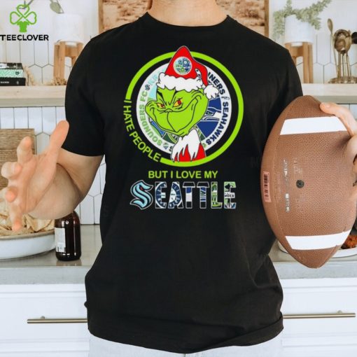The Grinch I Hate People But I Love My Seattle Sports Teams Shirt