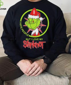 The Grinch I Hate People But I Love My Slipknot Shirt