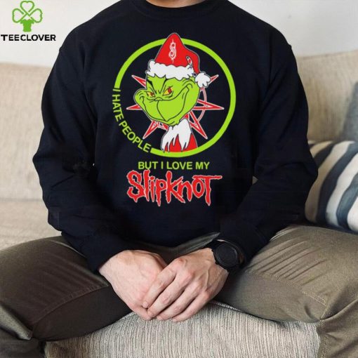 The Grinch I Hate People But I Love My Slipknot Shirt