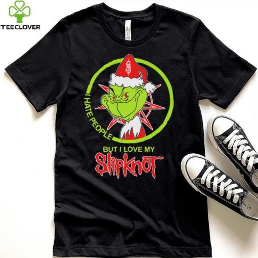 The Grinch I Hate People But I Love My Slipknot Shirt