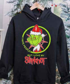 The Grinch I Hate People But I Love My Slipknot Shirt