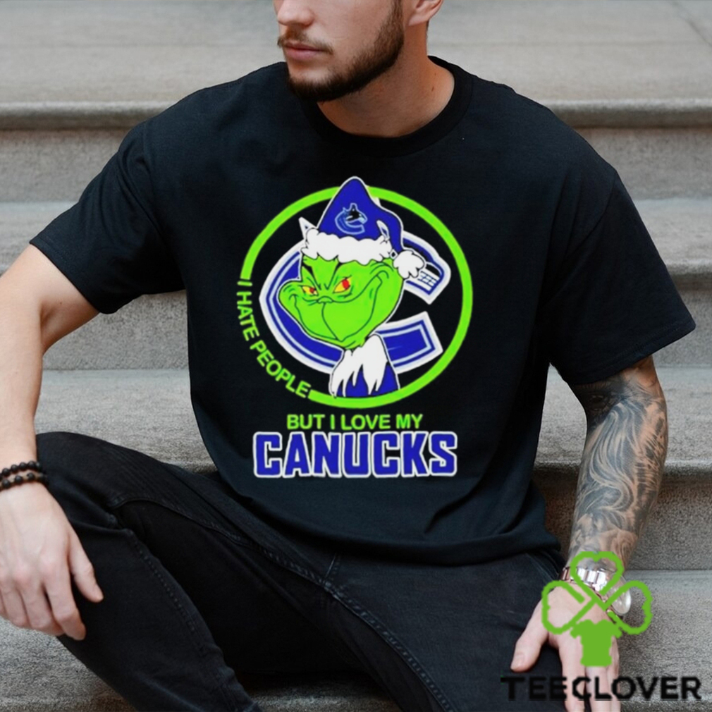 The Grinch I Hate People But I Love My Vancouver Canucks Logo T Shirt The Grinch I Hate People But I Love My Vancouver Canucks Logo T Shirt