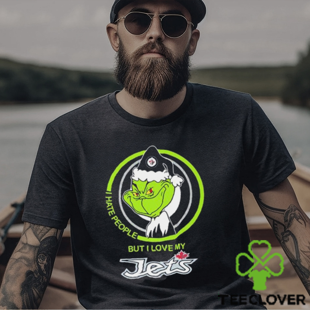 The Grinch I Hate People But I Love My Winnipeg Jets Logo T Shirt The Grinch I Hate People But I Love My Winnipeg Jets Logo T Shirt