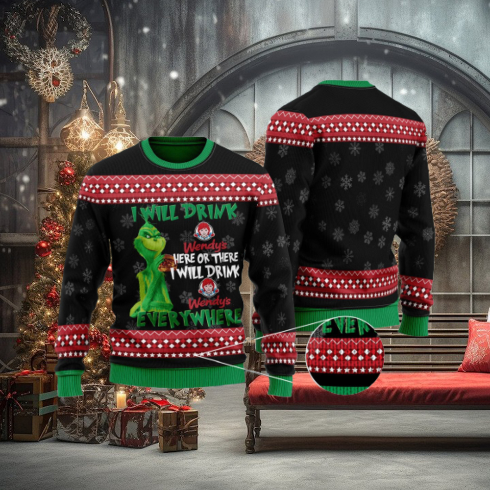 The Grinch I Will Drink Here Or There Ugly Xmas Christmas Sweater Christmas Gift The Grinch I Will Drink Here Or There Ugly Xmas Christmas Sweater Christmas Gift