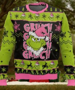 The Grinch In My Pink Christmas Era Ugly Christmas Sweater