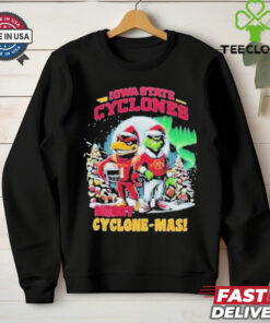 The Grinch Iowa State Cyclones Merry Cyclone Mas Christmas Go Cyclones Mascot T shirts