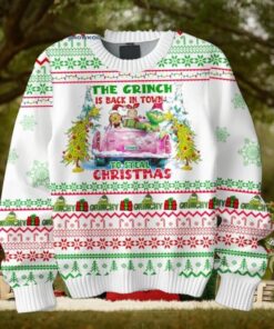 The Grinch Is Back In Town To Steal Christmas 2024 Ugly Sweater