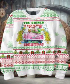 The Grinch Is Back In Town To Steal Christmas 2024 Ugly Sweater