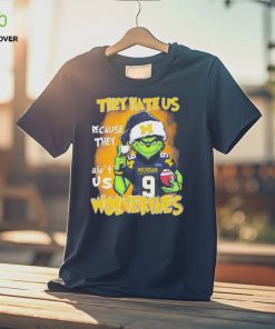 The Grinch J.J. McCarthy They Hate Us Because Ain’t Us Michigan Wolverines Christmas Shirt