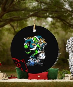 The Grinch Jacksonville Jaguars Stomp On NFL Teams Christmas Ornament