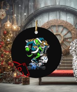 The Grinch Jacksonville Jaguars Stomp On NFL Teams Christmas Ornament