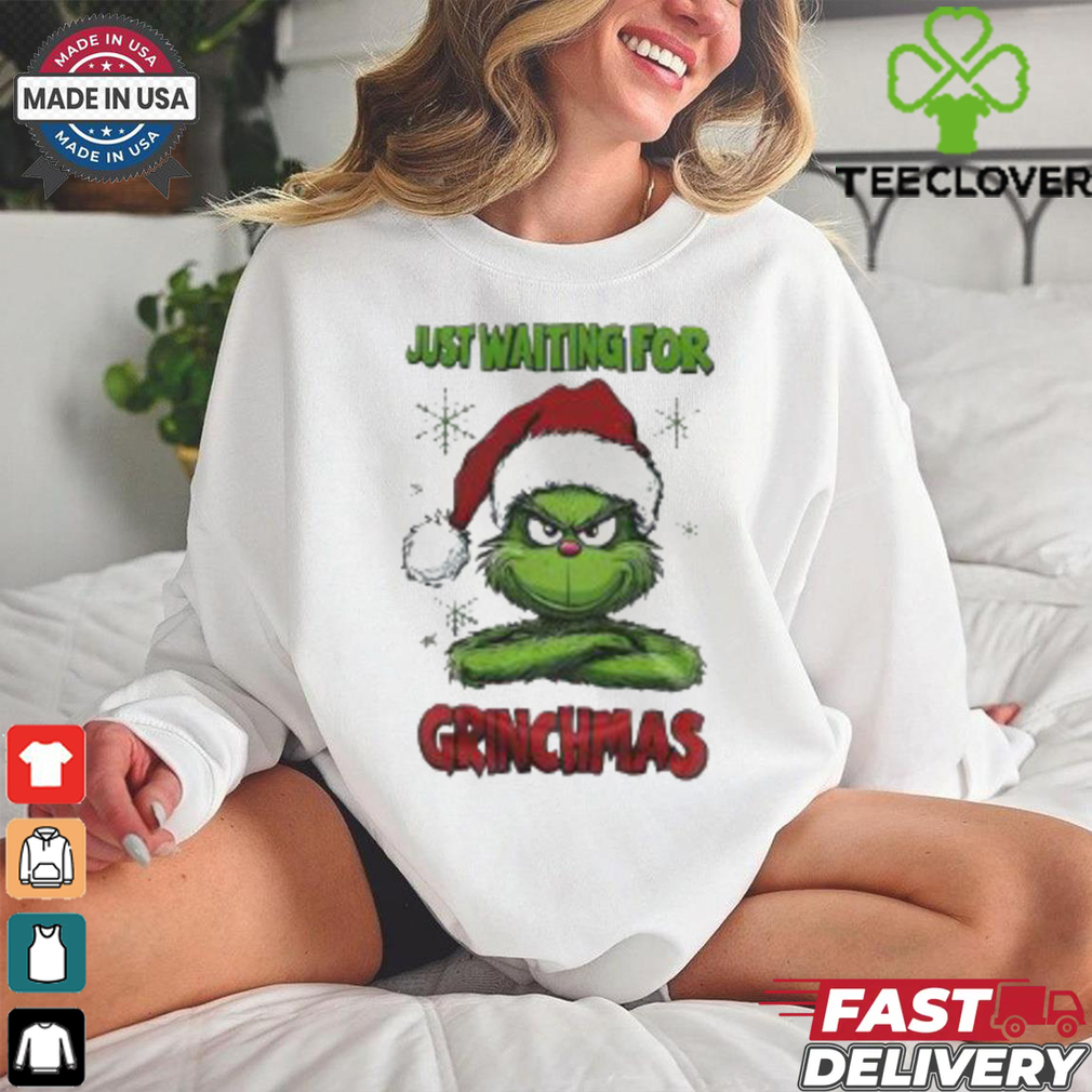 The Grinch Just Waiting For Grinchmas 2024 Shirt The Grinch Just Waiting For Grinchmas 2024 Shirt