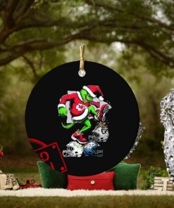 The Grinch Kansas City Chiefs Stomp On NFL Teams Christmas Ornament