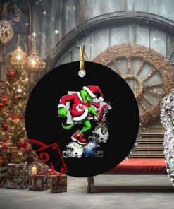 The Grinch Kansas City Chiefs Stomp On NFL Teams Christmas Ornament