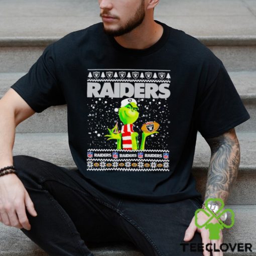 The Grinch Las Vegas Raiders shirt topaz enhance shirt