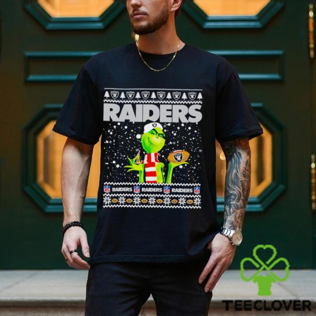 The Grinch Las Vegas Raiders shirt topaz enhance shirt The Grinch Las Vegas Raiders shirt topaz enhance shirt