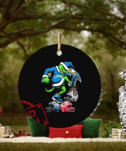 The Grinch Los Angeles Chargers Stomp On NFL Teams Christmas Ornament