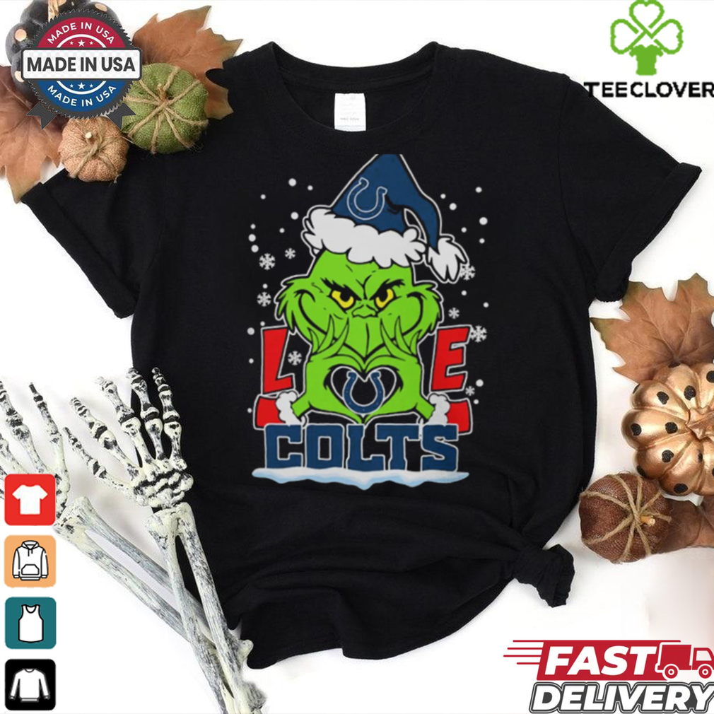 The Grinch Love Heart 2024 Indianapolis Colts Football Christmas Shirt The Grinch Love Heart 2024 Indianapolis Colts Football Christmas Shirt