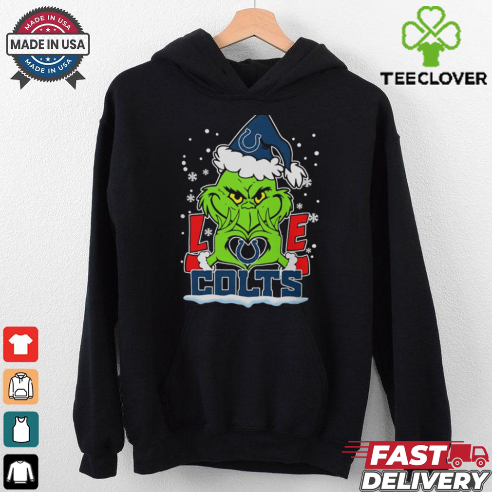 The Grinch Love Heart 2024 Indianapolis Colts Football Christmas Shirt The Grinch Love Heart 2024 Indianapolis Colts Football Christmas Shirt