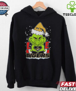 The Grinch Love Heart 2024 Missouri Tigers Football Christmas Shirt
