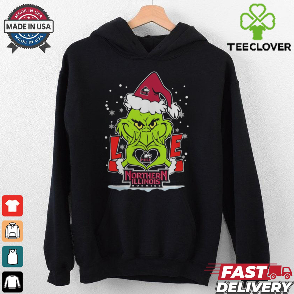 The Grinch Love Heart 2024 Northern Illinois Huskies Football Christmas Shirt The Grinch Love Heart 2024 Northern Illinois Huskies Football Christmas Shirt