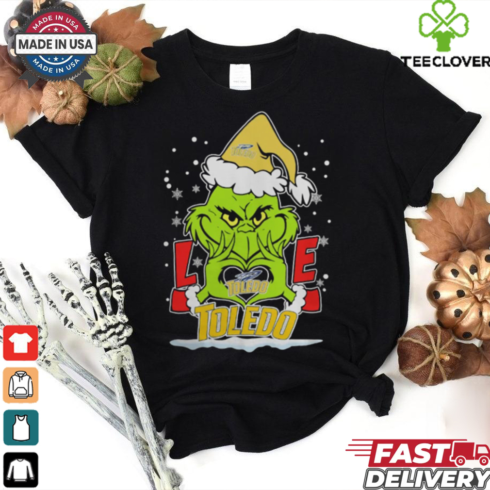 The Grinch Love Heart 2024 Toledo Rockets Football Christmas Shirt The Grinch Love Heart 2024 Toledo Rockets Football Christmas Shirt