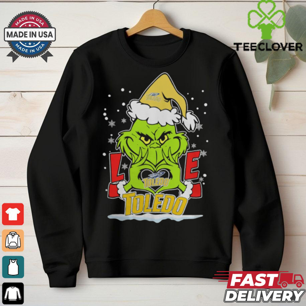 The Grinch Love Heart 2024 Toledo Rockets Football Christmas Shirt The Grinch Love Heart 2024 Toledo Rockets Football Christmas Shirt