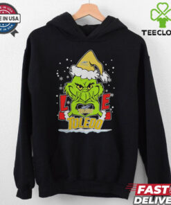 The Grinch Love Heart 2024 Toledo Rockets Football Christmas Shirt