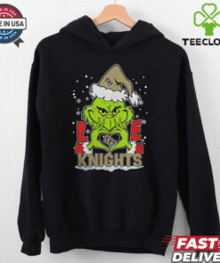 The Grinch Love Heart 2024 UCF Knights Football Christmas Shirt