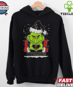 The Grinch Love Heart 2024 Wyoming Cowboys Football Christmas Shirt
