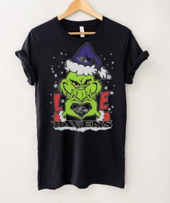 The Grinch Love Heart Baltimore Ravens Football Christmas 2023 Shirt 3 The Grinch Love Heart Baltimore Ravens Football Christmas 2023 Shirt