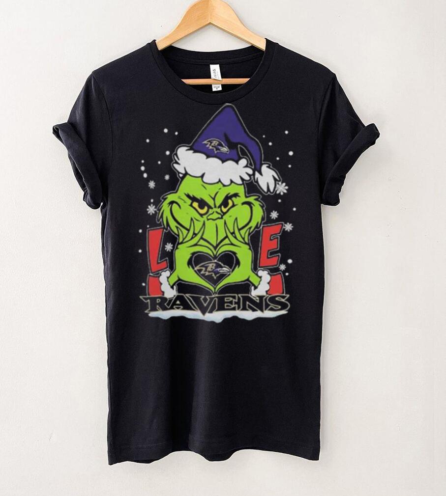 The Grinch Love Heart Baltimore Ravens Football Christmas 2023 Shirt The Grinch Love Heart Baltimore Ravens Football Christmas 2023 Shirt