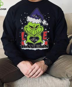 The Grinch Love Heart Baltimore Ravens Football Christmas 2023 Shirt 6 The Grinch Love Heart Baltimore Ravens Football Christmas 2023 Shirt