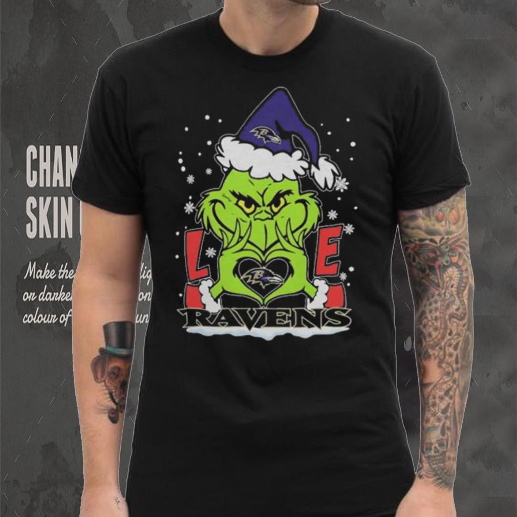 The Grinch Love Heart Baltimore Ravens Football Christmas 2023 Shirt The Grinch Love Heart Baltimore Ravens Football Christmas 2023 Shirt