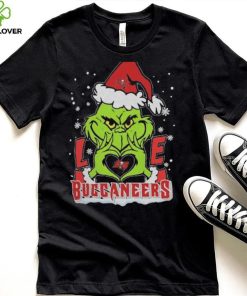 The Grinch Love Heart Tampa Bay Buccaneers Football Christmas 2023 Shirt
