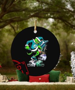 The Grinch Miami Dolphins Stomp On NFL Teams Christmas Ornament