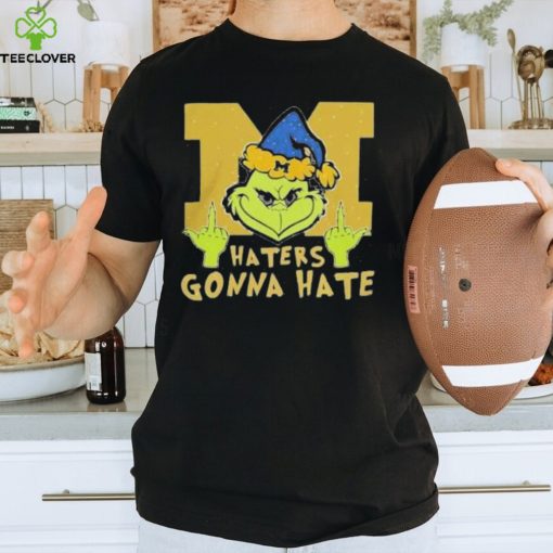 The Grinch Michigan Wolverines Haters Gonna Hate Christmas Shirt