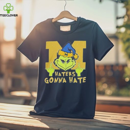 The Grinch Michigan Wolverines Haters Gonna Hate Christmas Shirt