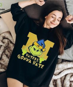 The Grinch Michigan Wolverines Haters Gonna Hate Christmas Shirt