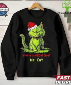 The Grinch Mr Cat You’re A Meow One Christmas 2024 T Shirts