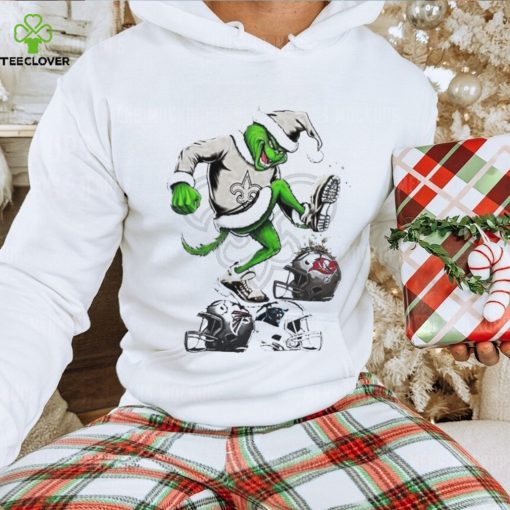 The Grinch New Orleans Saints Stomp On NFL Teams Christmas Shirt