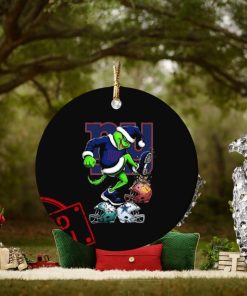 The Grinch New York Giants Stomp On NFL Teams Christmas Ornament