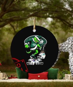 The Grinch New York Jet Stomp On NFL Teams Christmas Ornament