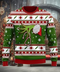 The Grinch Nurse Holiday Party Ugly Christmas Sweater