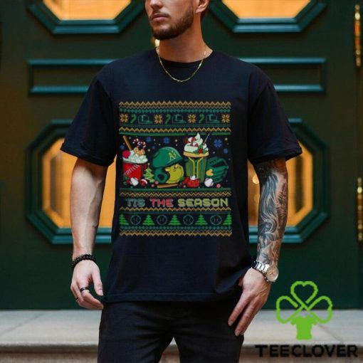 The Grinch Oakland Athletics Tis The Damn Season Ugly Christmas Shirt