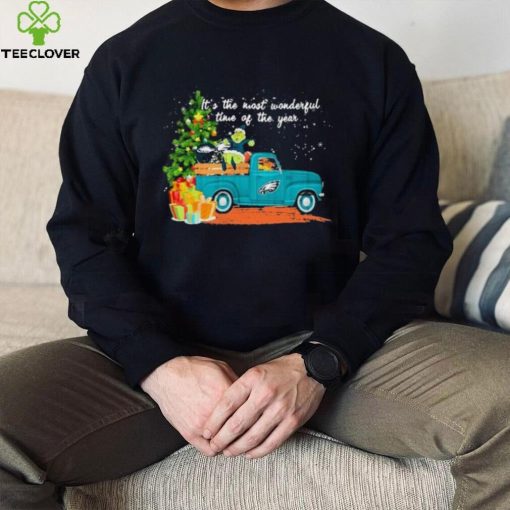 The Grinch Philadelphia Eagles It’s The Most Wonderful Time Of The Years Christmas Shirt