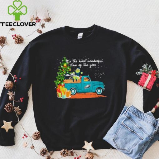 The Grinch Philadelphia Eagles It’s The Most Wonderful Time Of The Years Christmas Shirt