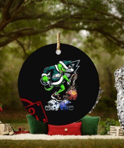 The Grinch Philadelphia Eagles Stomp On NFL Teams Christmas Ornament